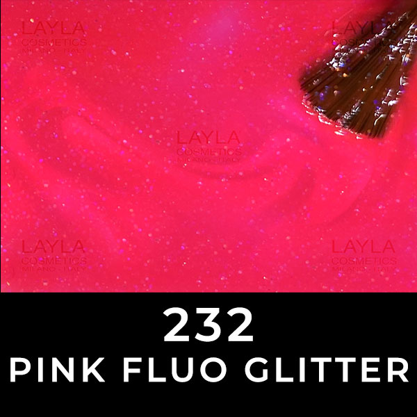 Layla 232 Pink Fluo Glitter