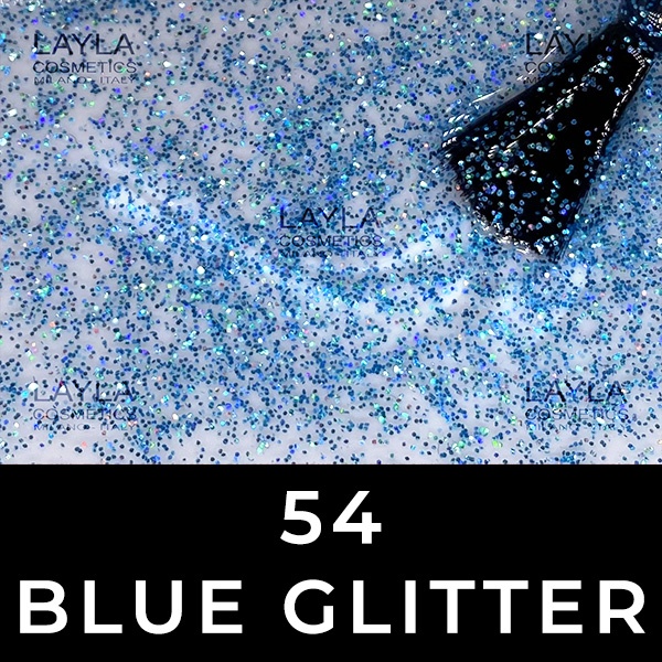 Layla 54 Blue Glitter